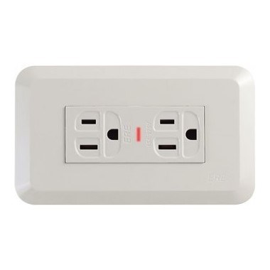 A-1006LED 接地雙插座附指示燈